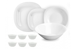 Porcelán, servis - Luminarc CARINE večerný servis 25 ks.